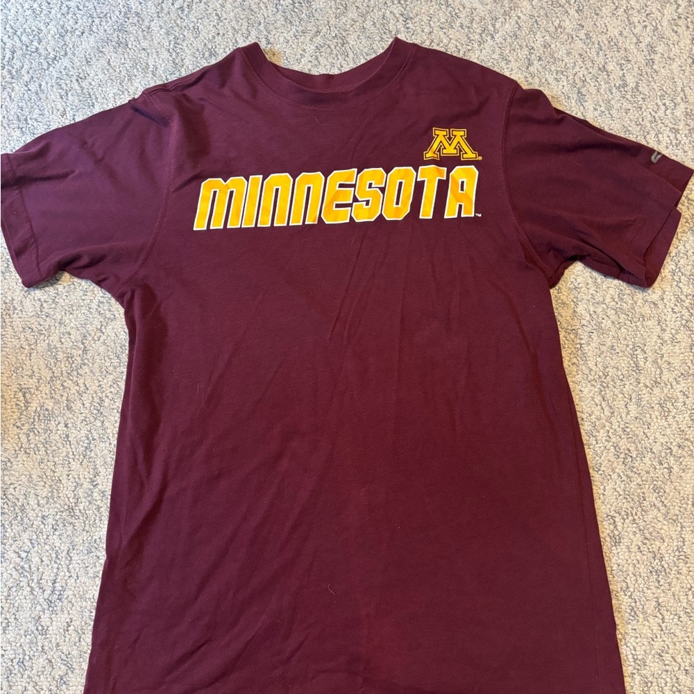 Colosseum Red Short Sleeve Tee Minnesota